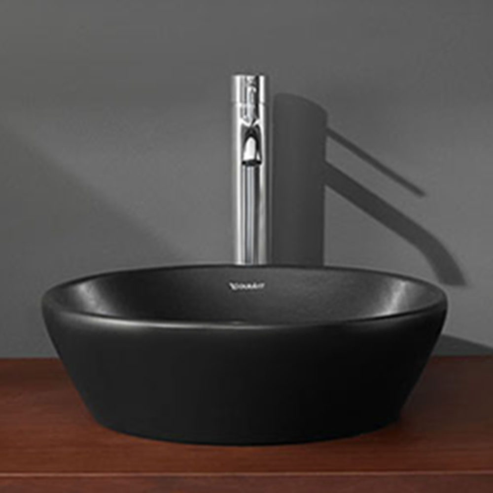 

Duravit CounterTop Wash Basin 40(W)x40(D) cm Incl. Waste Set - Matt Black