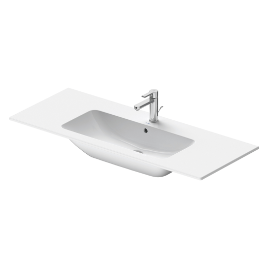 Duravit ME by Starck Bathroom Cabinet Set 123(W)x49(D) cm Matt White with Ceramic Basin