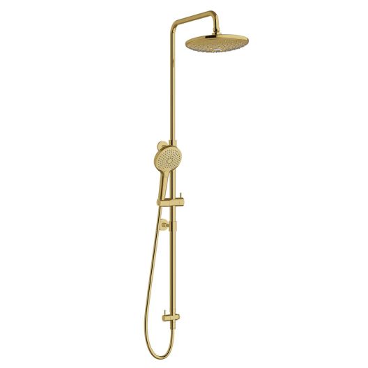VitrA Round Full Shower System Set without Mixer - Shiny Gold