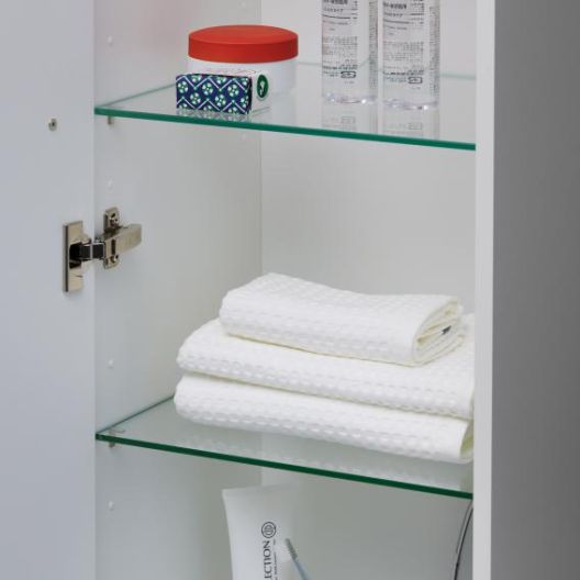 Duravit Tall Bathroom Storage Side Cabinet - Matt White
