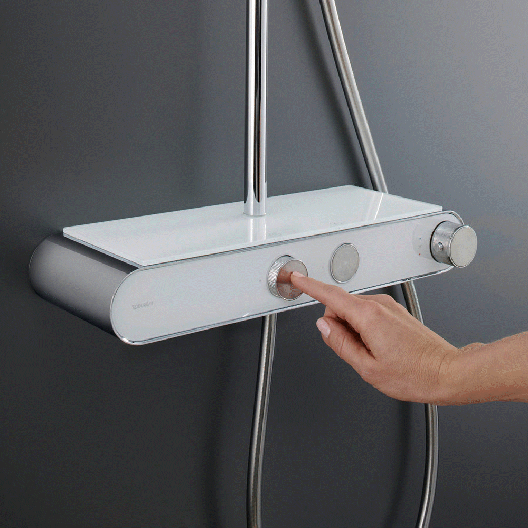 Duravit All-In-One Thermostatic Full Shower with Flexible Hose System Mixer - Chrome