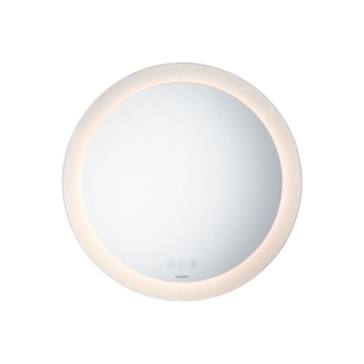Duravit Luxury Round Mirror with LED Light and Sensor 90cm Ø