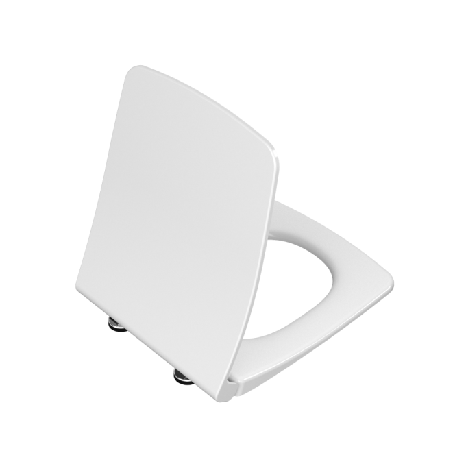 VitrA Soft Closing Toilet Seat and Cover suitable for 65cm (D) Metropole WC's - Glossy White