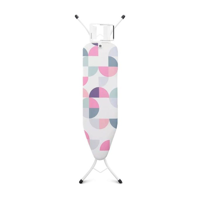 Brabantia Ironing Board - 110x30 cm, Steam Iron Rest, Abstract Leaves  