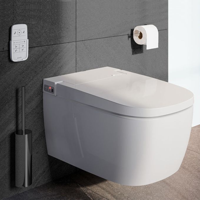 VitrA Smart Automatic Wall Mounted Toilet 60 cm (D) - Glossy WhiteGlossy White