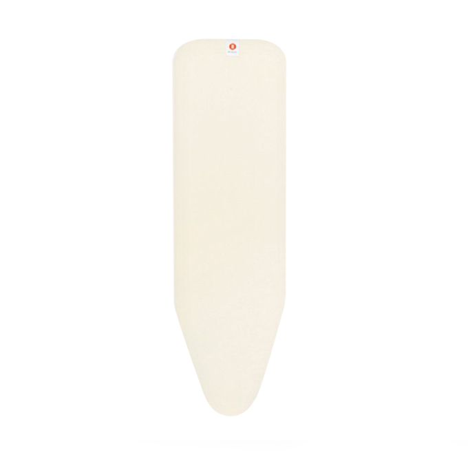 Brabantia Ironing Board Cover - 124x38 cm, Foam Underlay, Ecru  