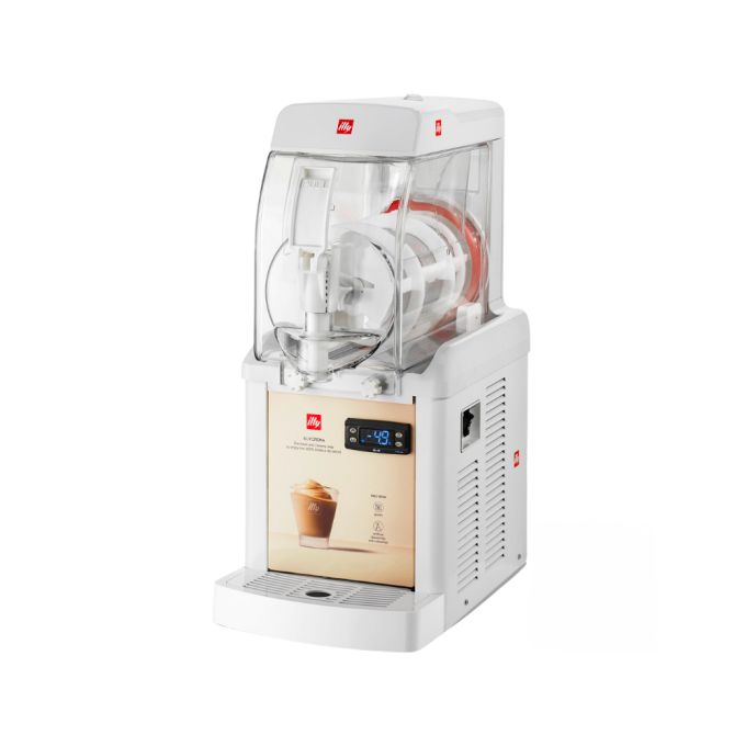illy Granita Crema Maker - Frozen Dessert Machine, Compact, White