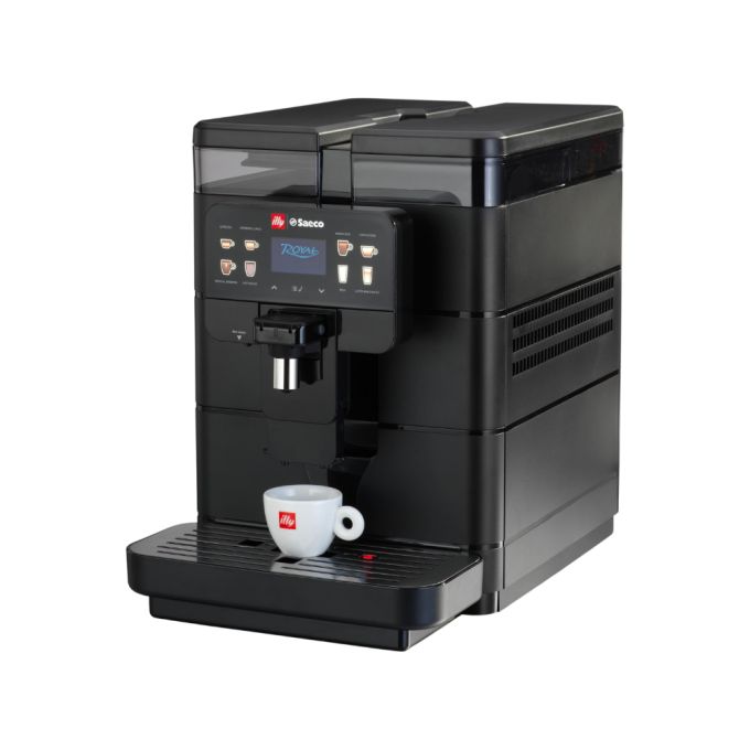 illy Saeco Royal - High-Performance One Touch Coffee Machine, Sleek Black