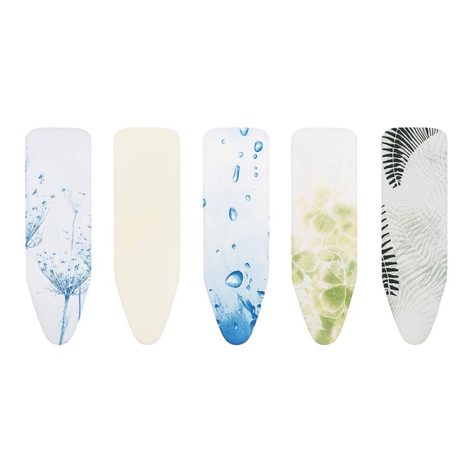Brabantia Slimline Ironing Board Cover with 2mm Foam, Neutral Assorted Colours  