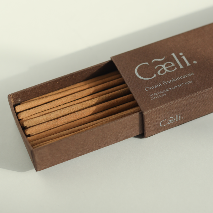 Caeli Pure Omani Frankincense Sticks - Pack of 30 Sticks