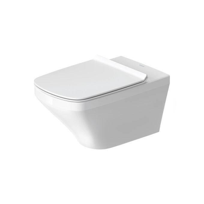 Duravit Rimless Wall Mounted WC Toilet 54 cm (D) - Glossy White