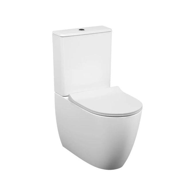 VitrA Rimless Floor standing Toilet - Glossy WhiteGlossy White