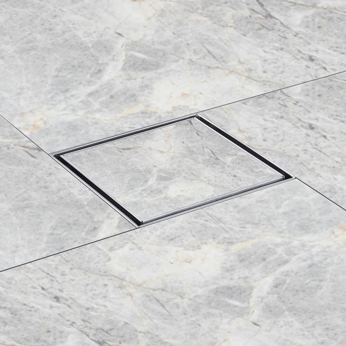 VitrA Tile Floor Drain 15cm - Stainless SteelStainless Steel
