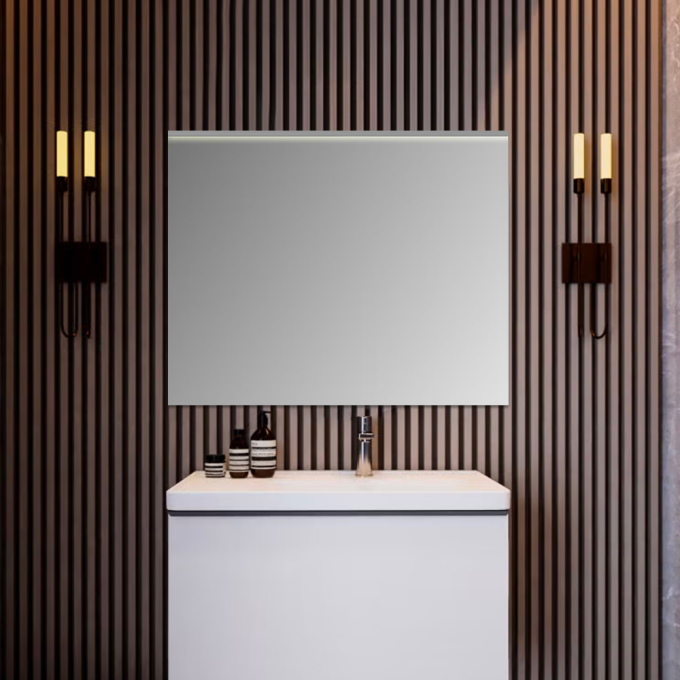 VitrA Premium Flat Mirror With LED Light 80x70 cm