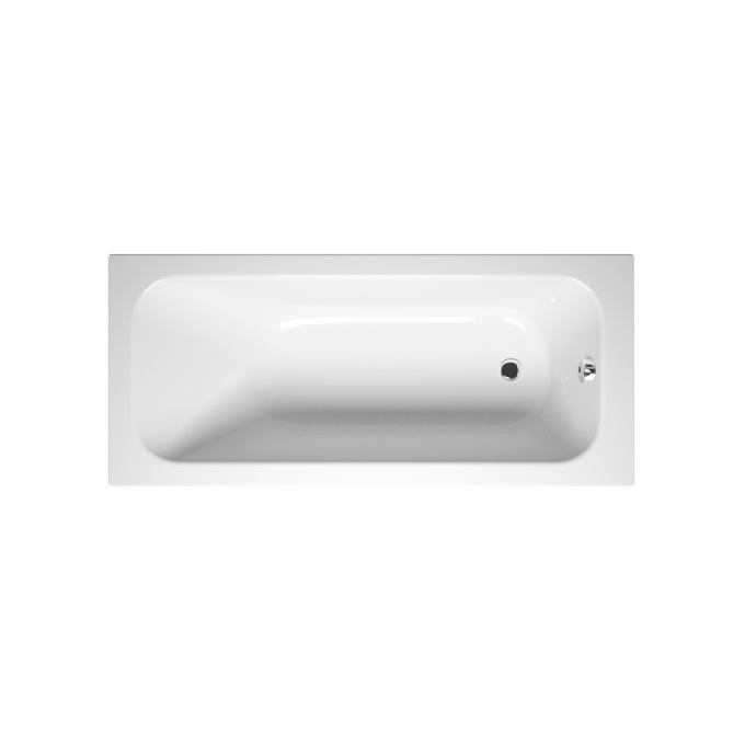 VitrA Built-In Bathtub 170(L)x75(W) cm - Glossy White