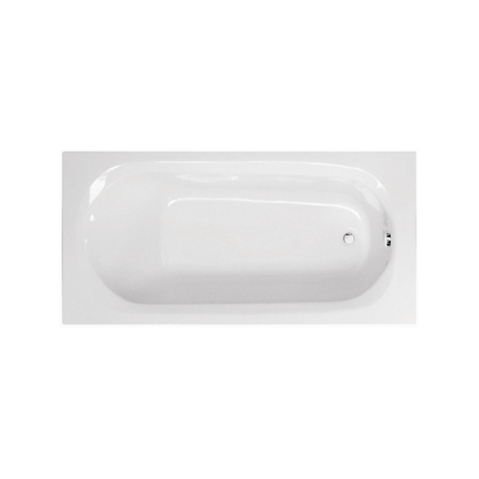 Built In Bathtub 160(L)x70(W) cmGlossy White