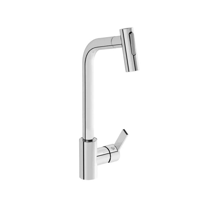 VitrA Kitchen Pull-Out Tap - Stainless SteelStainless Steel