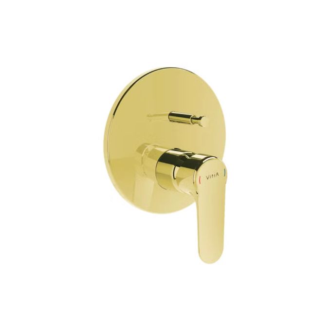 VitrA Concealed Bath/Shower Mixer Tap - GoldGold