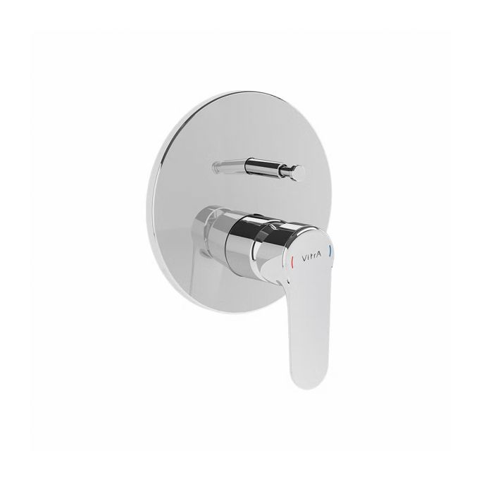 VitrA Root Round Concealed Bath/Shower Mixer Tap - Chrome