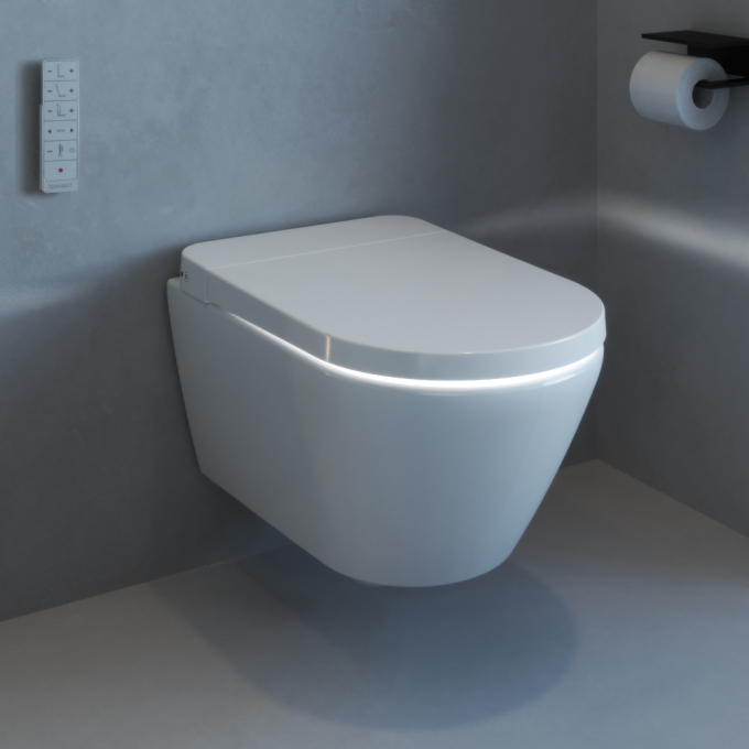 Duravit SensoWash® D-Neo Compact Smart Shower Toilet 57.5 cm (D) - Glossy WhiteGlossy white