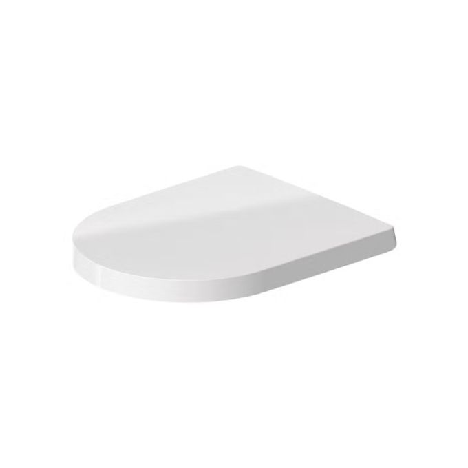 Duravit Soft Closing Toilet Seat and Cover suitable for 54cm (D) Starck 2 WC's - Glossy WhiteGlossy White