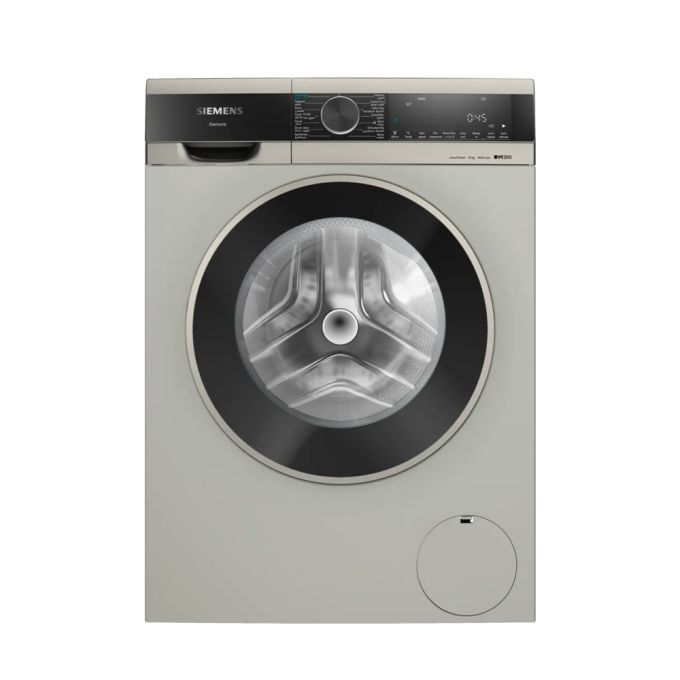 Siemens 10 Kg Front Load Washing Machineفضي