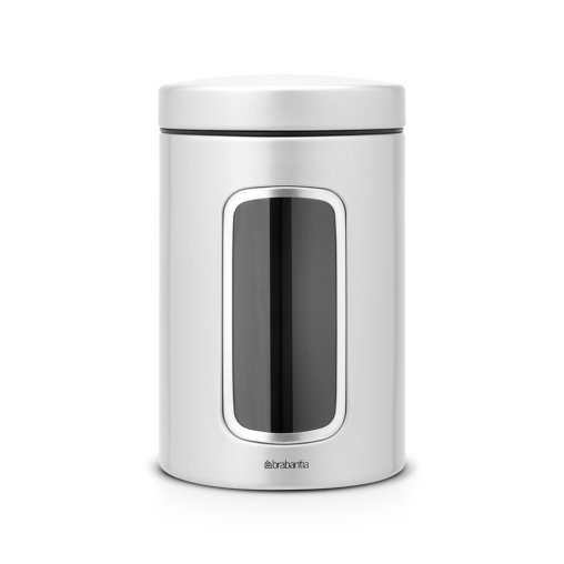 Brabantia Window Canister 1.4L - Grey