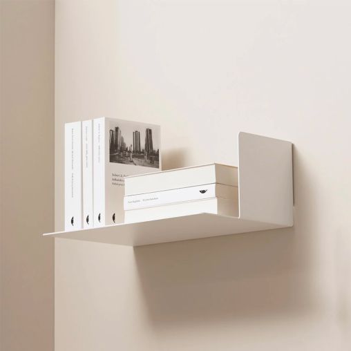 Fink Firenze Bookshelf in Steel 37cm (W) - Polar White