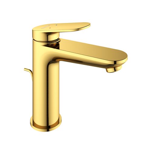 Duravit Medium Basin Tap - Shiny Gold