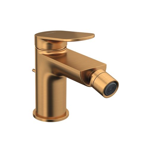 Duravit Wave Single Lever Bidet Mixer - Brushed Bronze