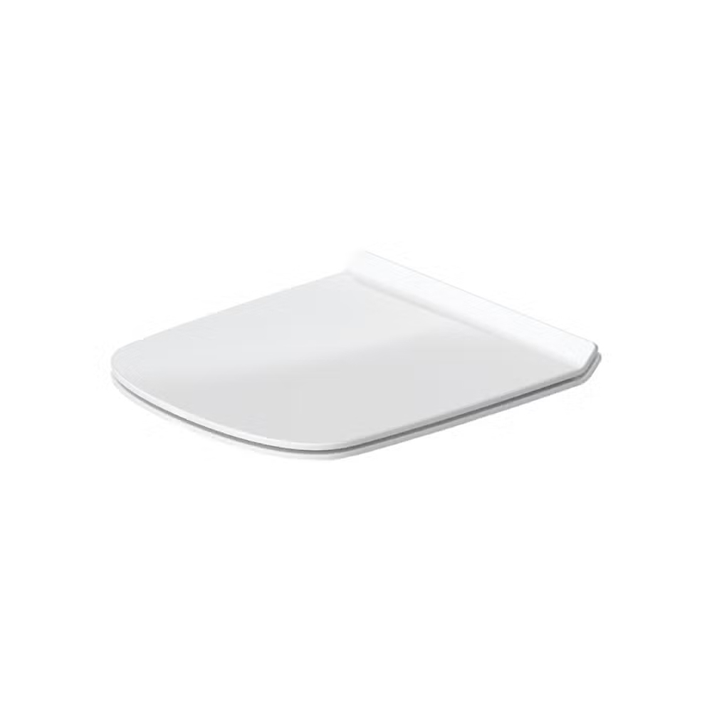 

Duravit Soft Closing Toilet Seat and Cover suitable for 57.5cm (D) DuraStyle WC's - Glossy White