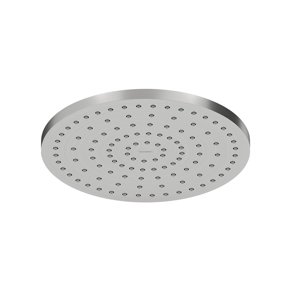 

Duravit MinusFlow Ceiling Mount Plastic Shower Head 25cm (D) - Brushed stainless steel